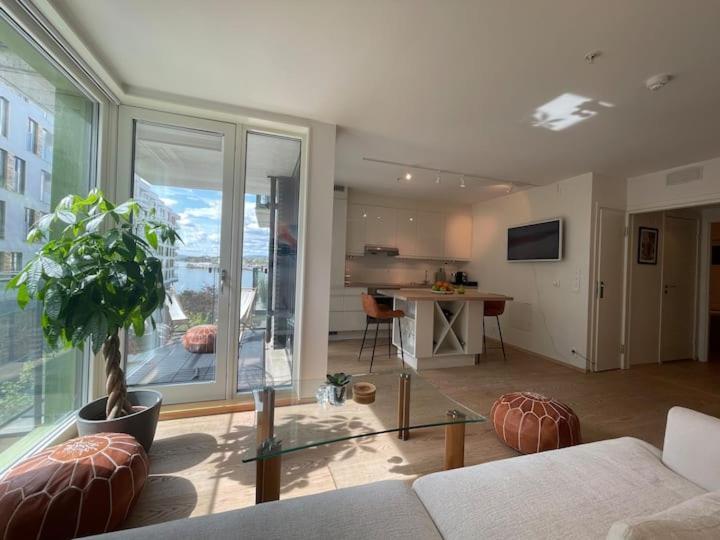 Exclusive Apartment, Sea View To Oslo Fjord, Located On Water In Oslo Center Buitenkant foto